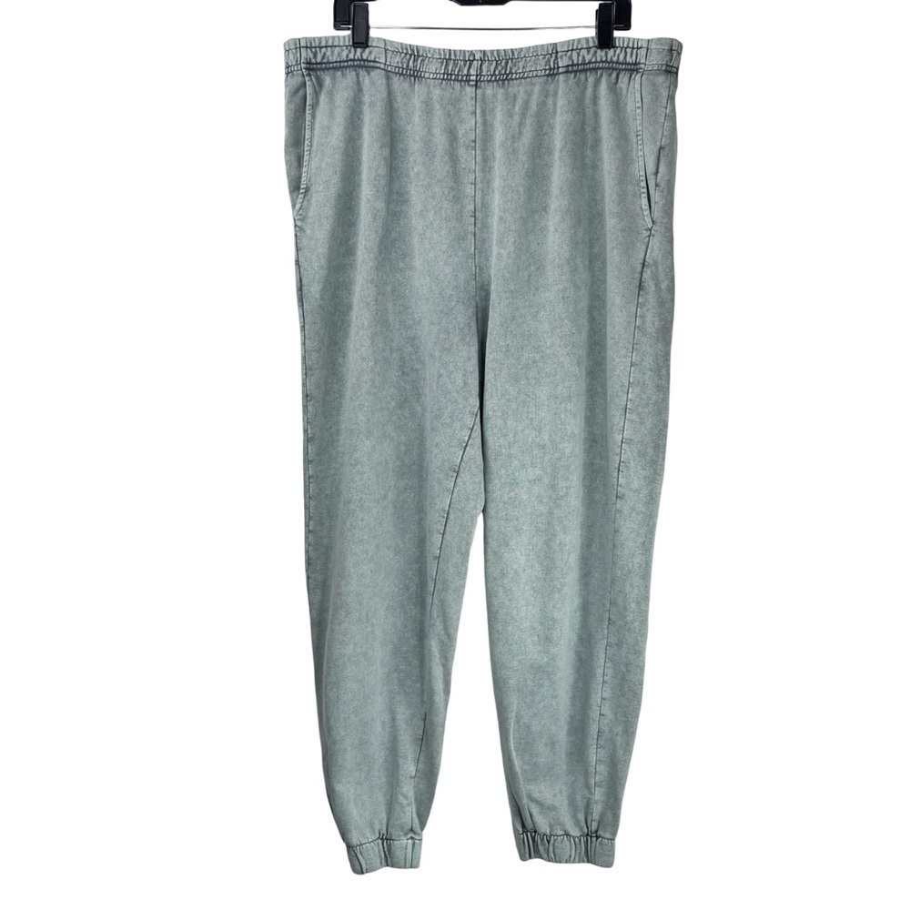 ASOS Men's Aqua Green Acid Wash Designer Sweatpants Jogger Excellent Condition L